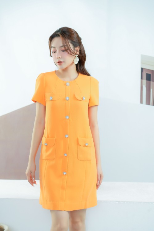 Sixdo Straight Mini Woven Dress